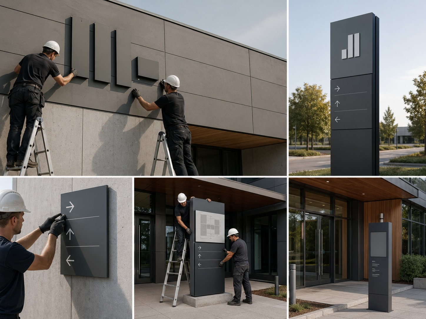Instalare signalistică exterioară