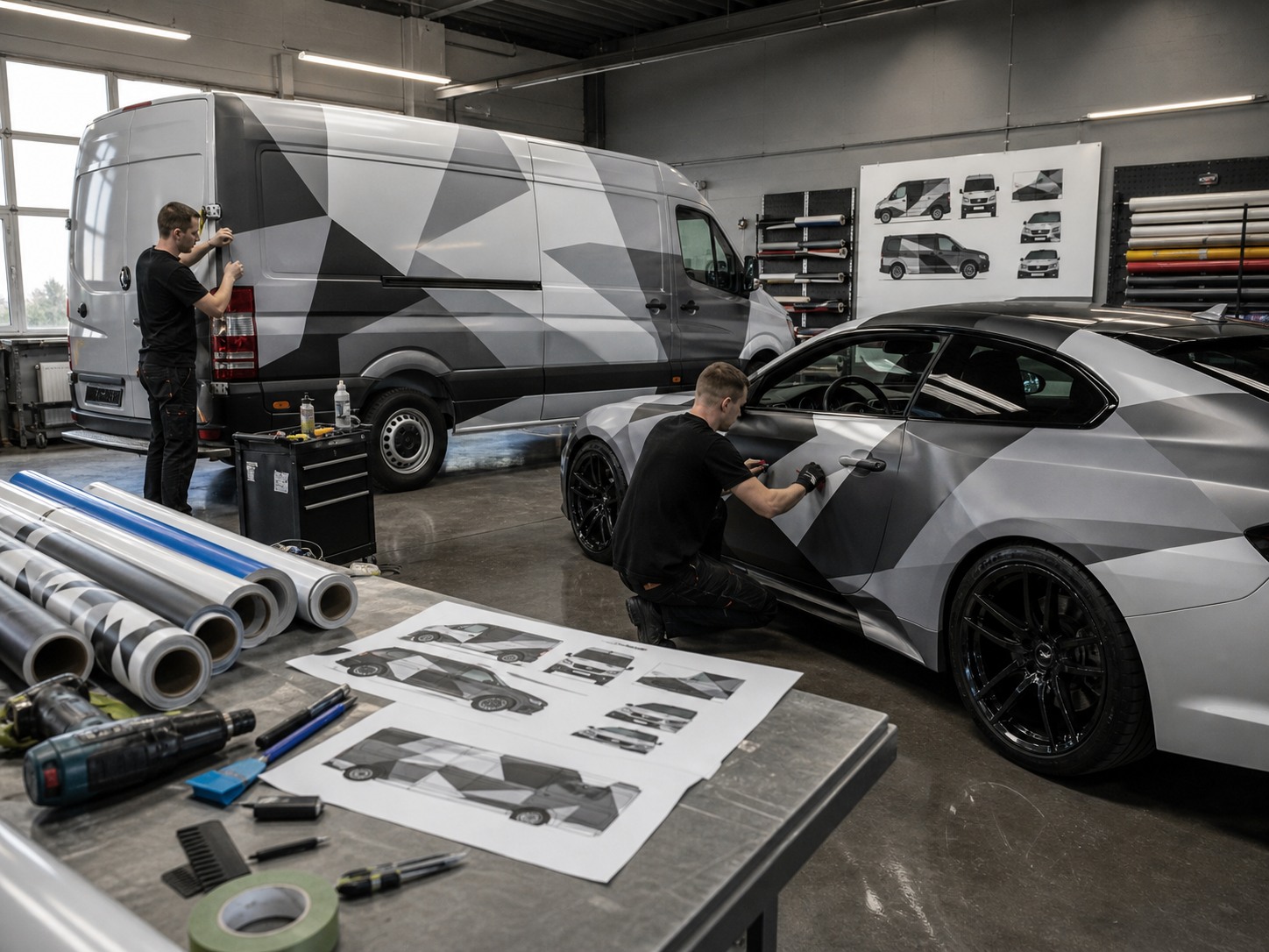 Atelier colantare auto și dube